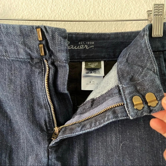 Eddie Bauer Dark Wash Denim Skirt 8 Classic Casual Everyday Style - Picture 7 of 8